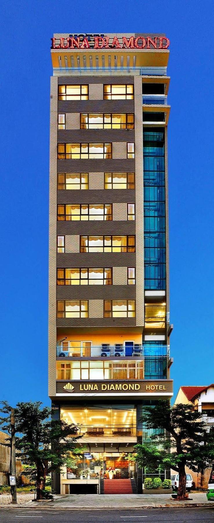Luna Diamond Hotel Đà Nẵng Exterior foto